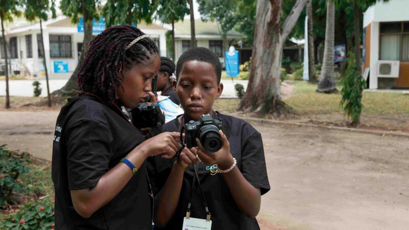 Cameras for Girls Amina Mohammed women’s economic empowerment